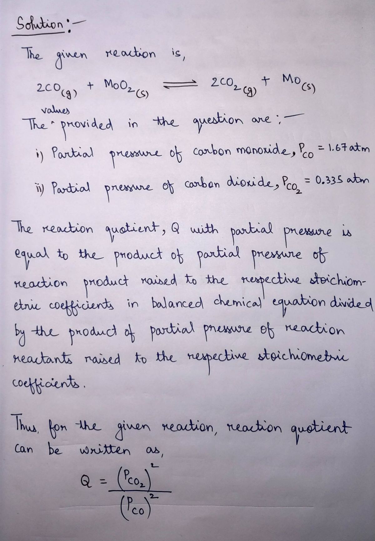 Chemistry homework question answer, step 1, image 1